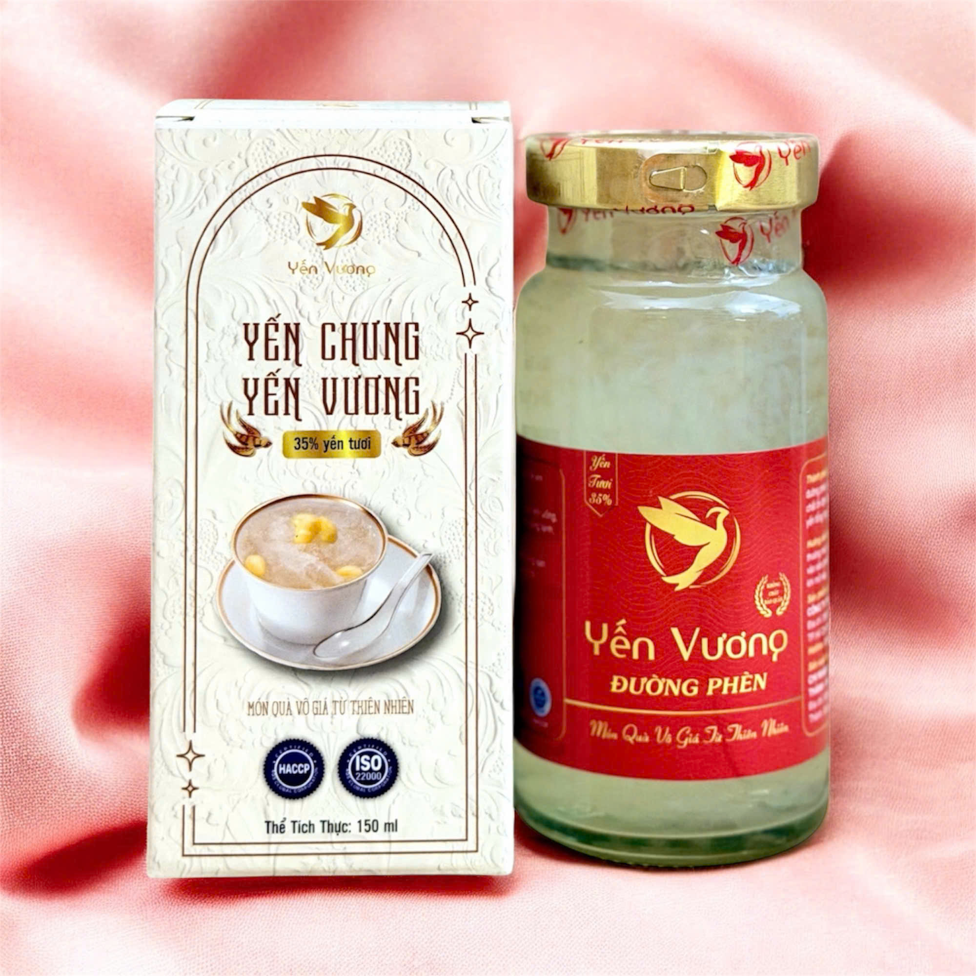 Hũ yến Vương 140ml có hộp Đường Phèn